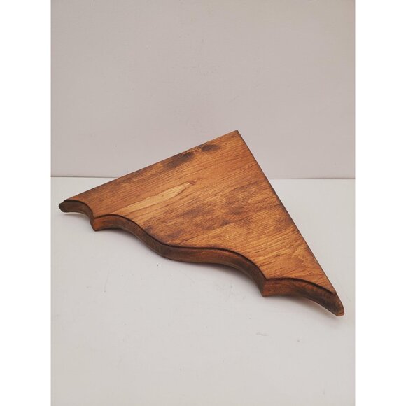 Corner shelf Ornate Knick knack one tier Vintage Wood Shelf - Picture 8 of 10